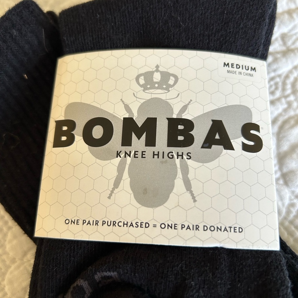 Bombas Women’s Black Knee High Socks (2 Pairs)